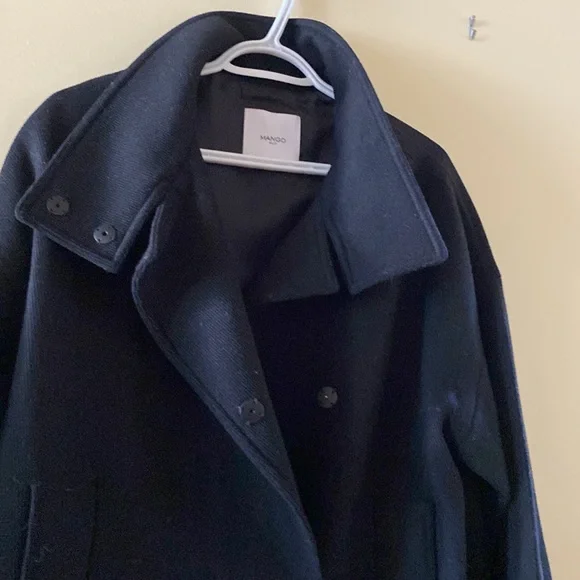 Mango black wool jacket - Picture 4 of 13